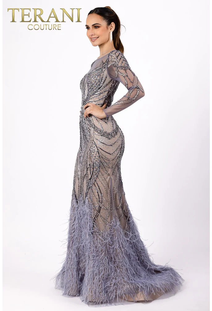 TERANI 232GL1404 DRESS - Fashion Us