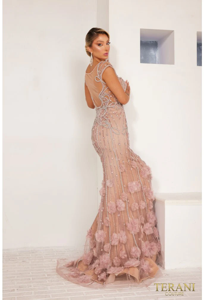 TERANI 241GL2625 DRESS - Fashion Us