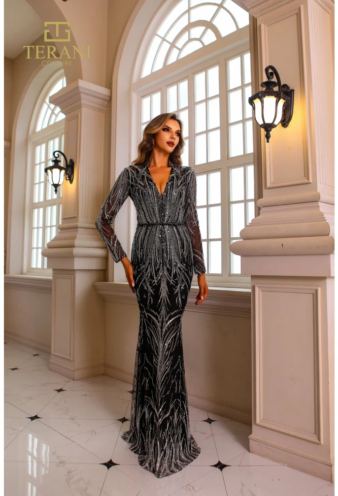 TERANI 251GL4311 DRESS - Fashion Us