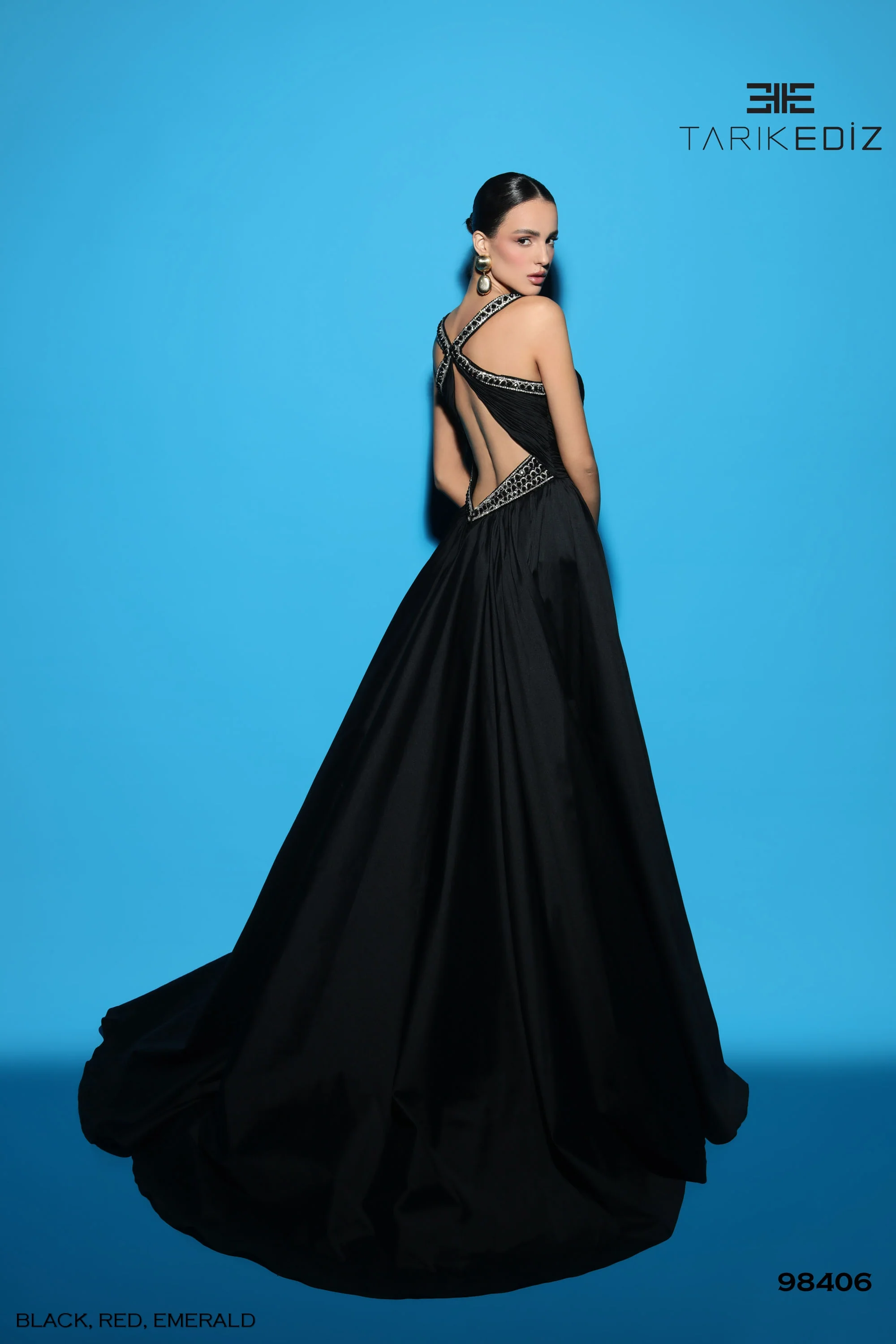TARIK EDIZ 98406 Dress - Fashion Us