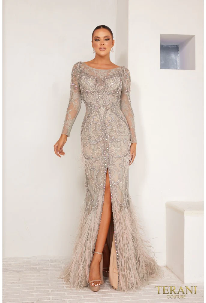 TERANI 241GL2698 DRESS - Fashion Us