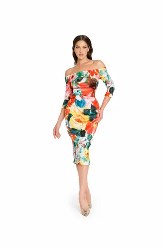 NICOLE BAKTI 7322 DRESS - Fashion Us