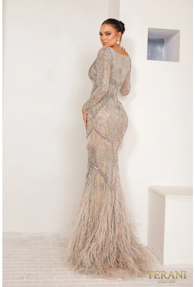 TERANI 241GL2698 DRESS - Fashion Us