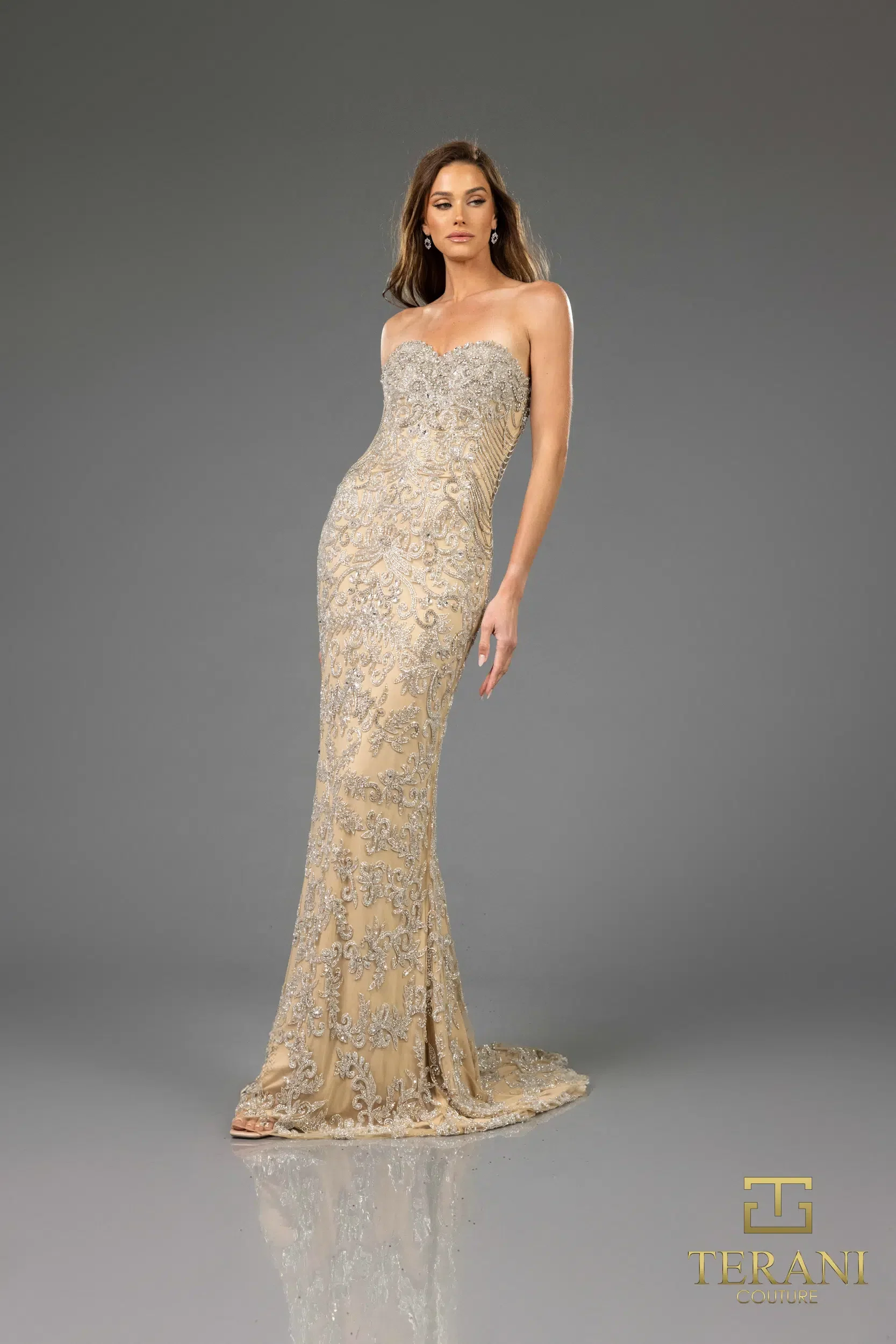 TERANI 251GL4346 DRESS - Fashion Us