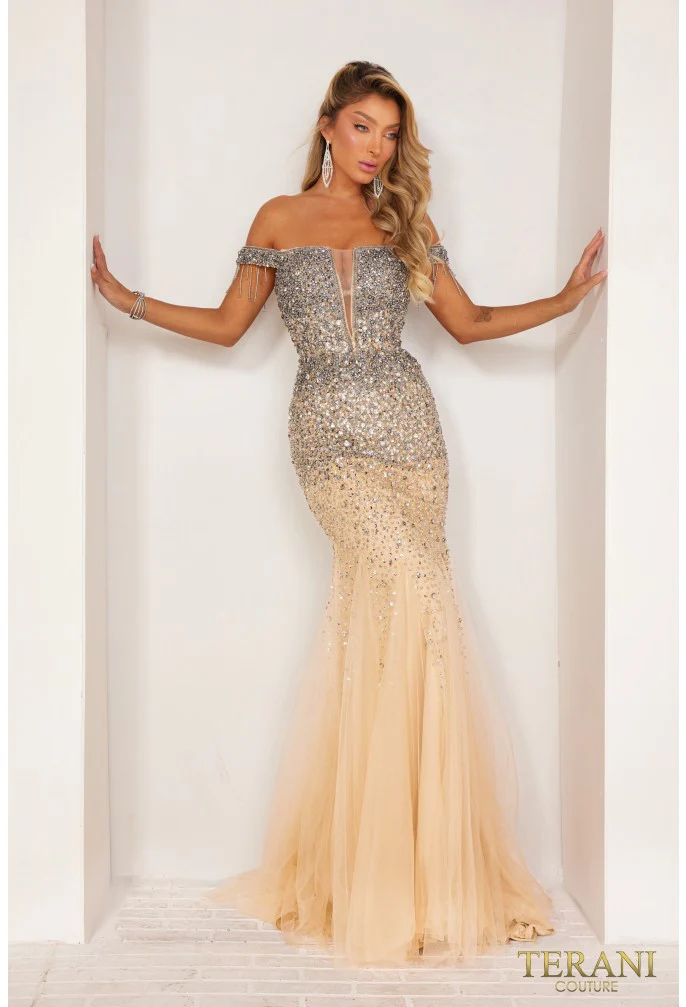 TERANI 241P2095 DRESS - Fashion Us