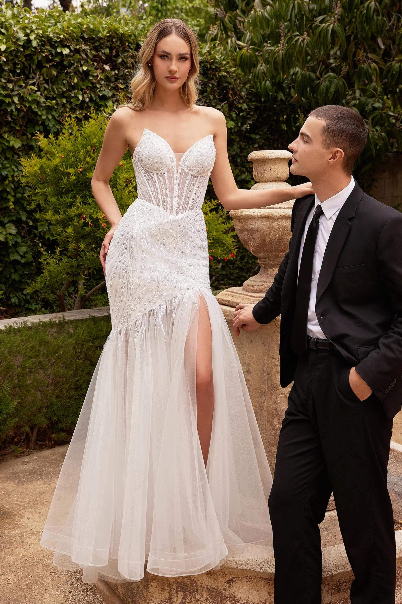 Cinderella Divine CD0215W DRESS - Fashion Us