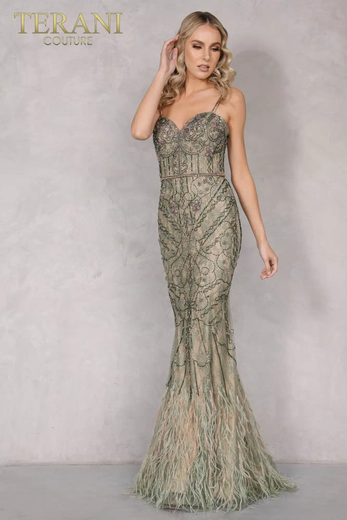Terani 2221GL0415 Dress - Fashion Us