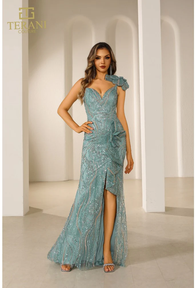 TERANI 251GL4354 DRESS - Fashion Us