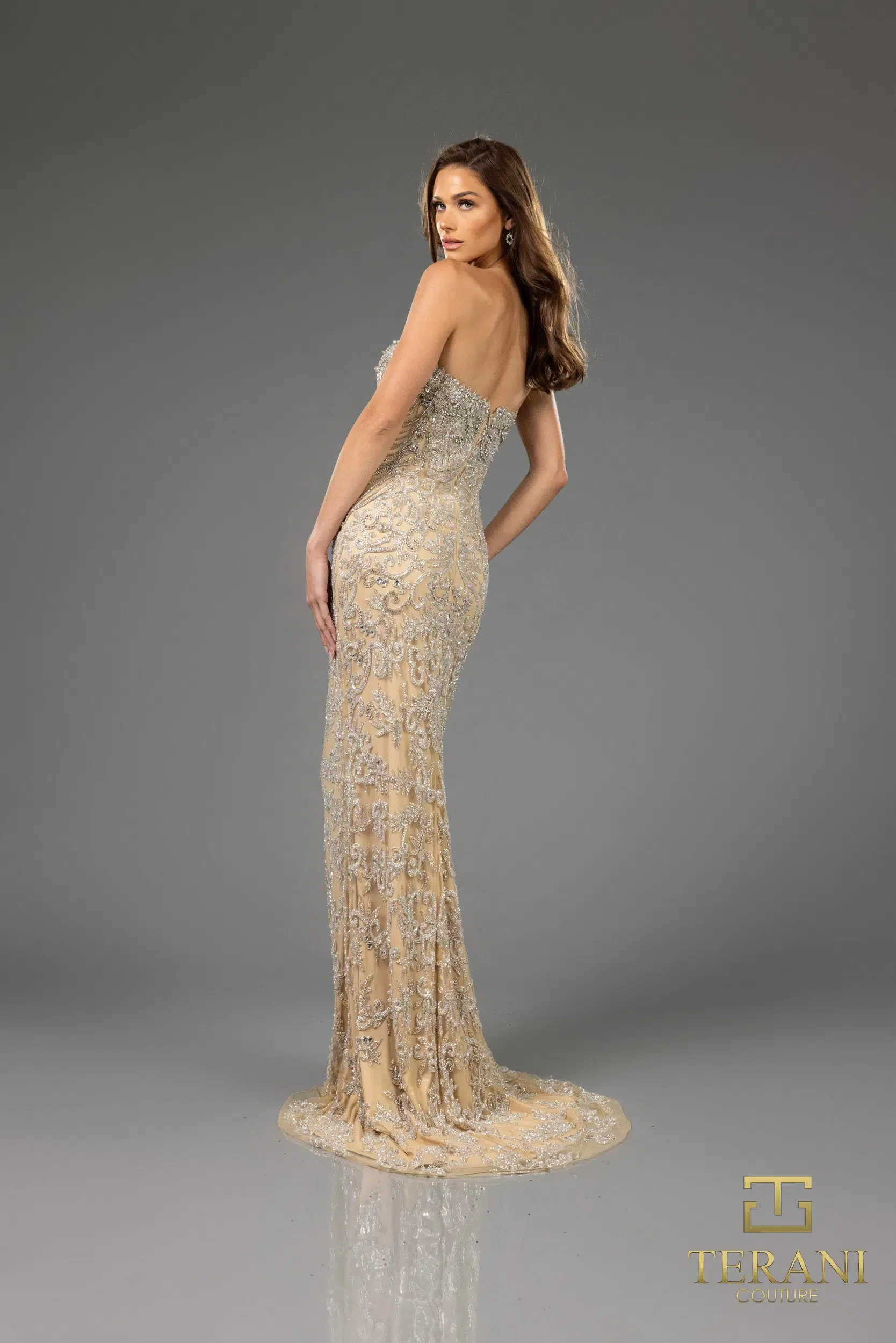 TERANI 251GL4346 DRESS - Fashion Us