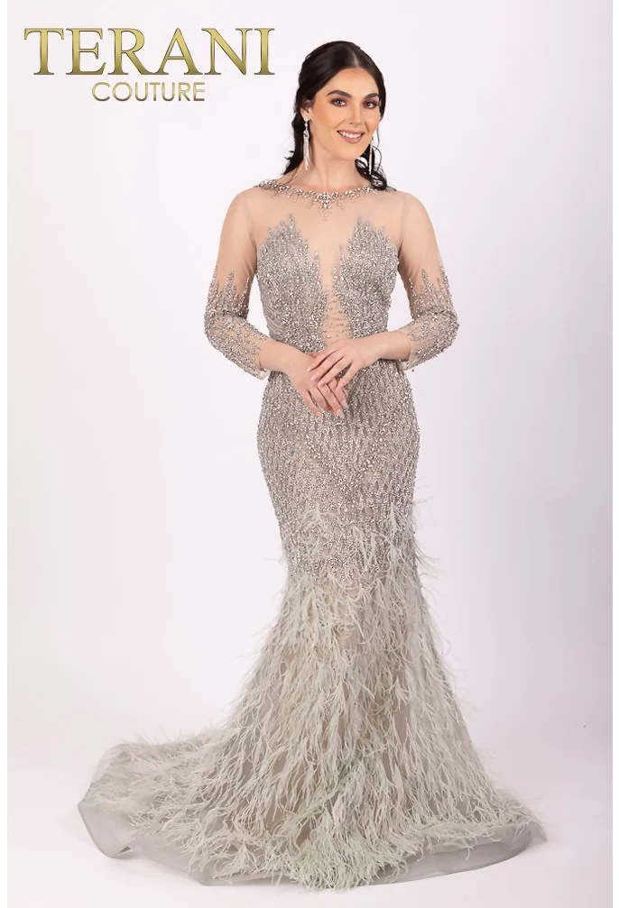 TERANI 232GL1437 DRESS - Fashion Us