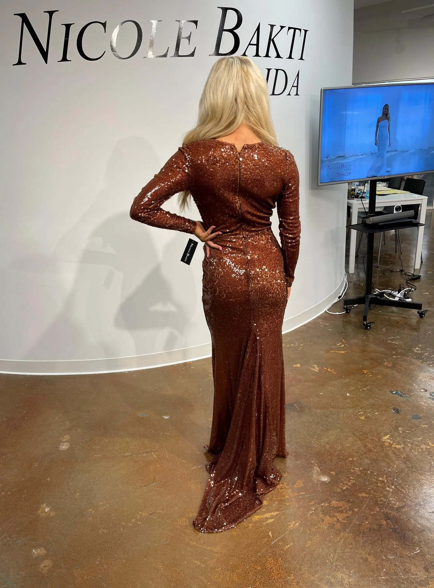 NICOLE BAKTI 7044 Dress - Fashion Us