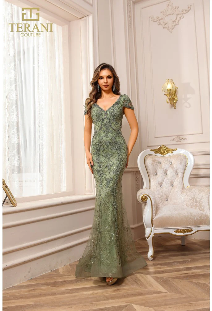 TERANI 251GL4194 DRESS - Fashion Us