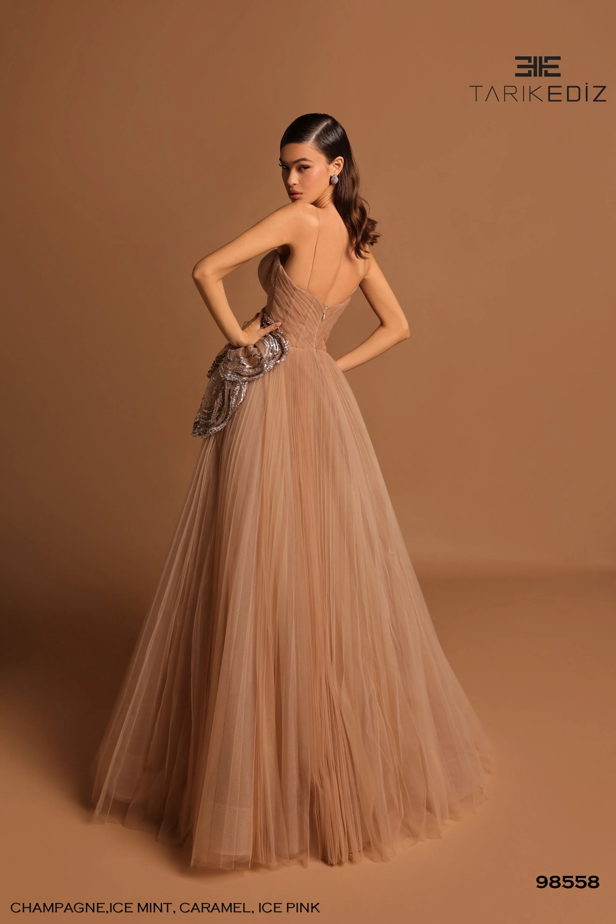 TARIK EDIZ 98558 Dress - Fashion Us