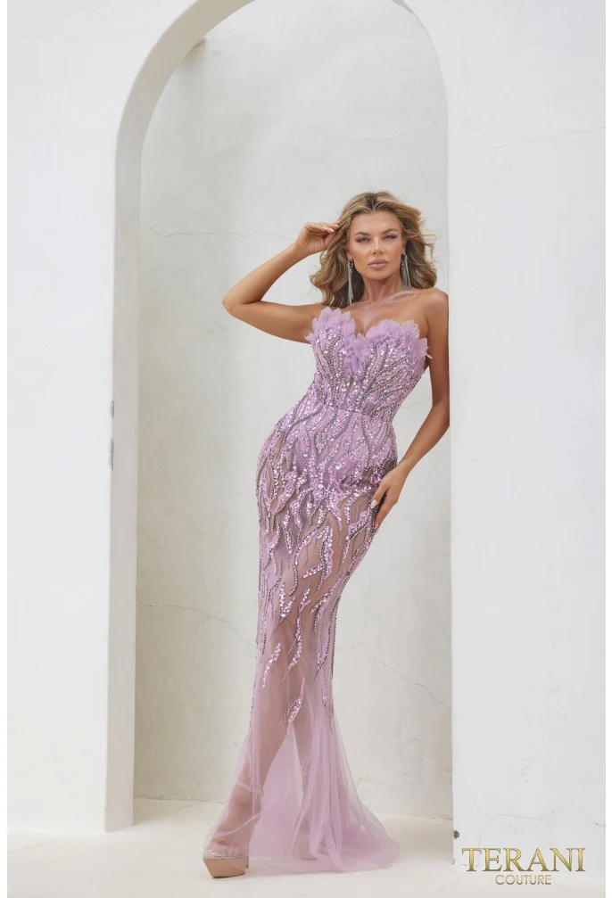 TERANI 241P2168 DRESS - Fashion Us