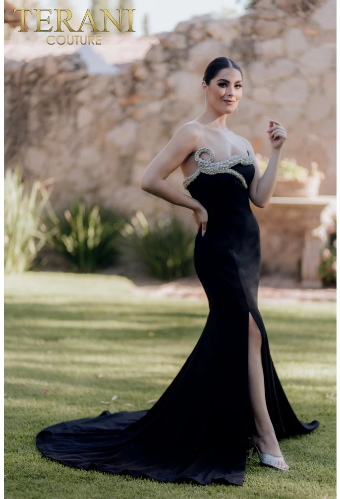 TERANI 232E1296 DRESS - Fashion Us