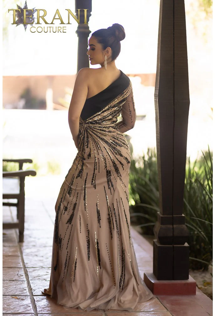 TERANI 232GL1410 DRESS - Fashion Us