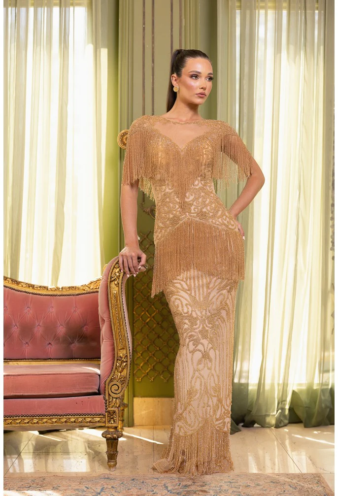 TERANI 251GL4349 DRESS - Fashion Us