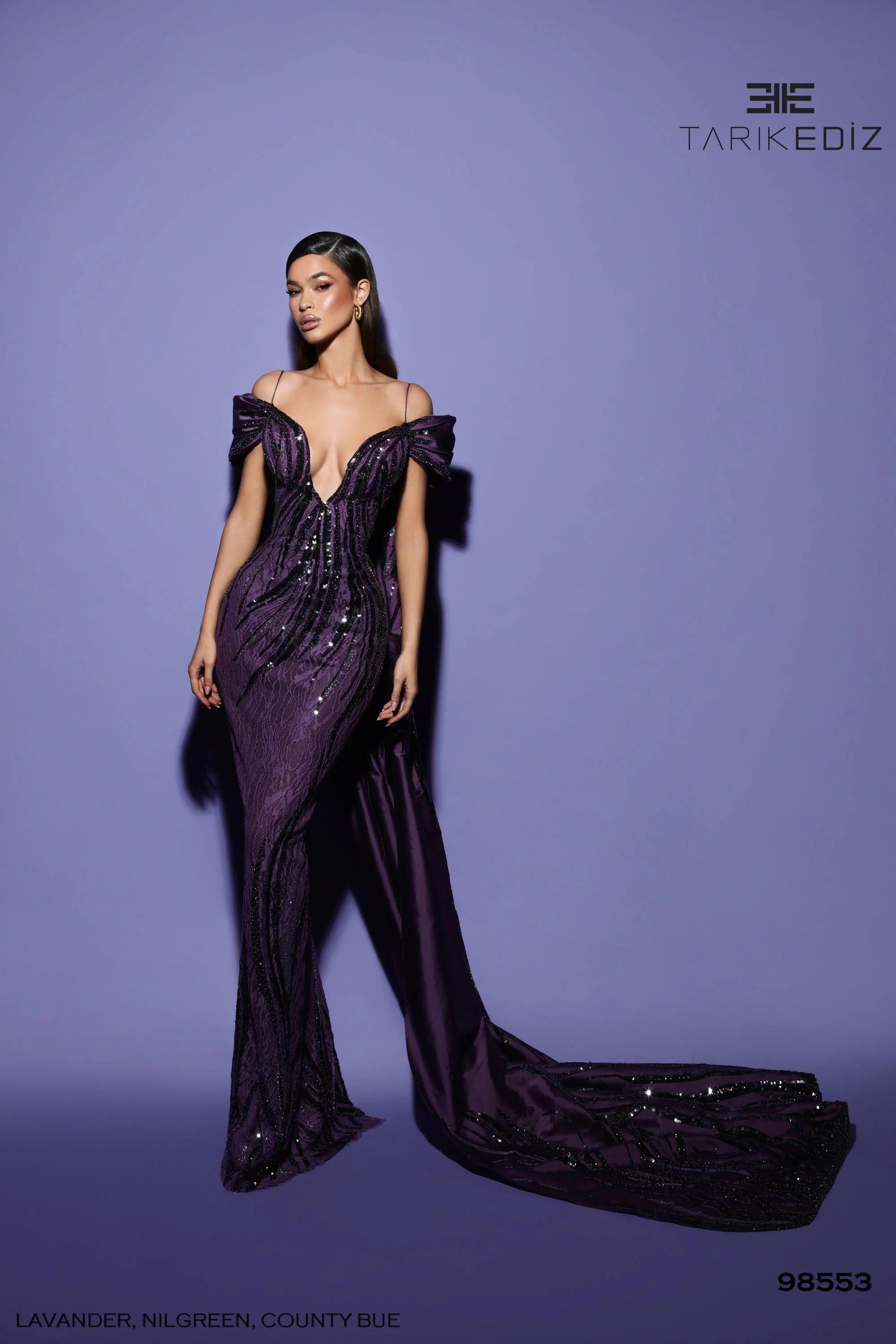 TARIK EDIZ 98553 Dress - Fashion Us