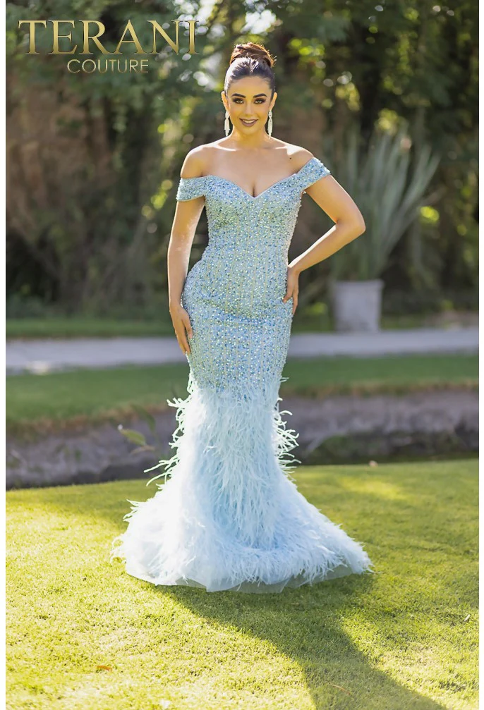 TERANI 232GL1478 DRESS - Fashion Us