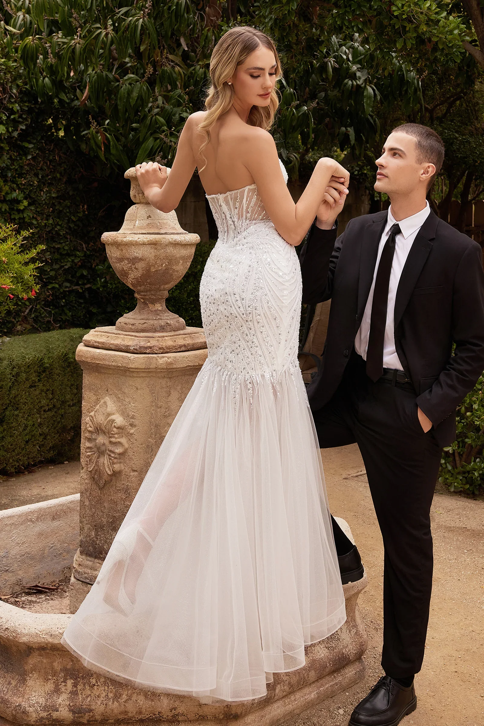 Cinderella Divine CD0215W DRESS - Fashion Us