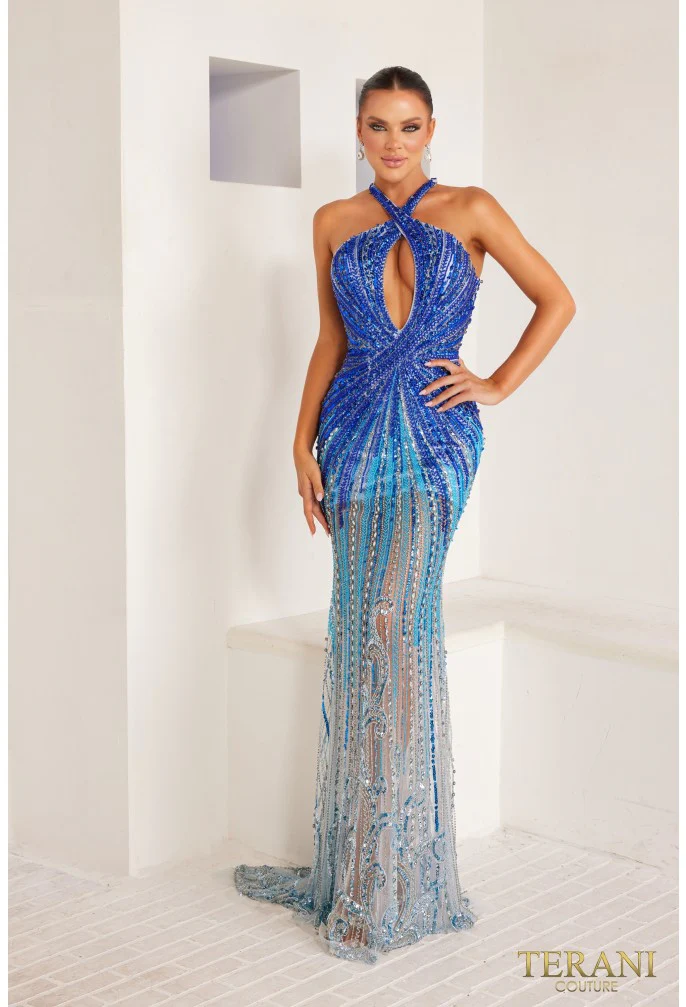 TERANI 241GL2679 DRESS - Fashion Us