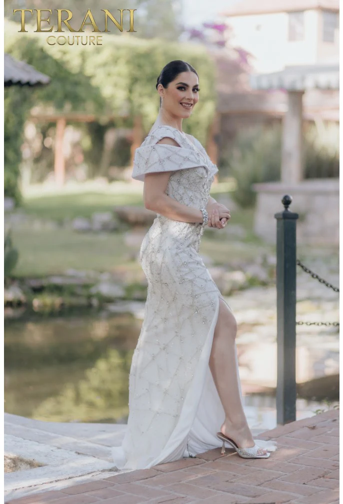 TERANI 232GL1466 DRESS - Fashion Us
