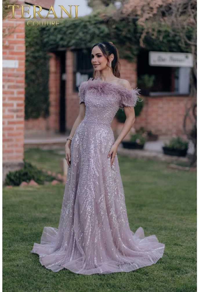 TERANI 232E1333 DRESS - Fashion Us
