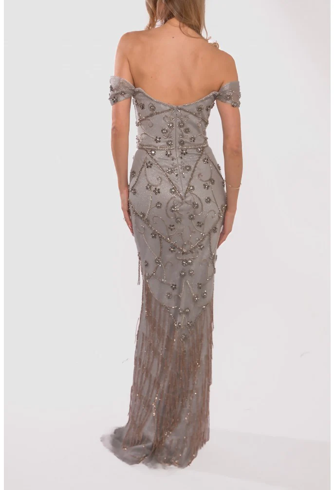 TERANI 241GL2642 DRESS - Fashion Us