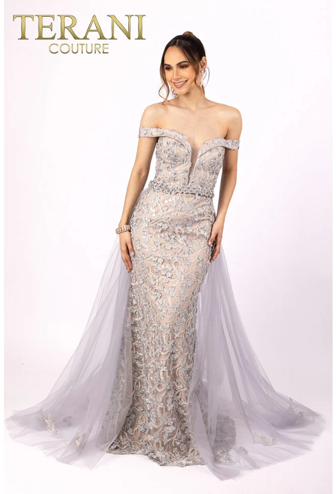 TERANI 232GL1417 DRESS - Fashion Us
