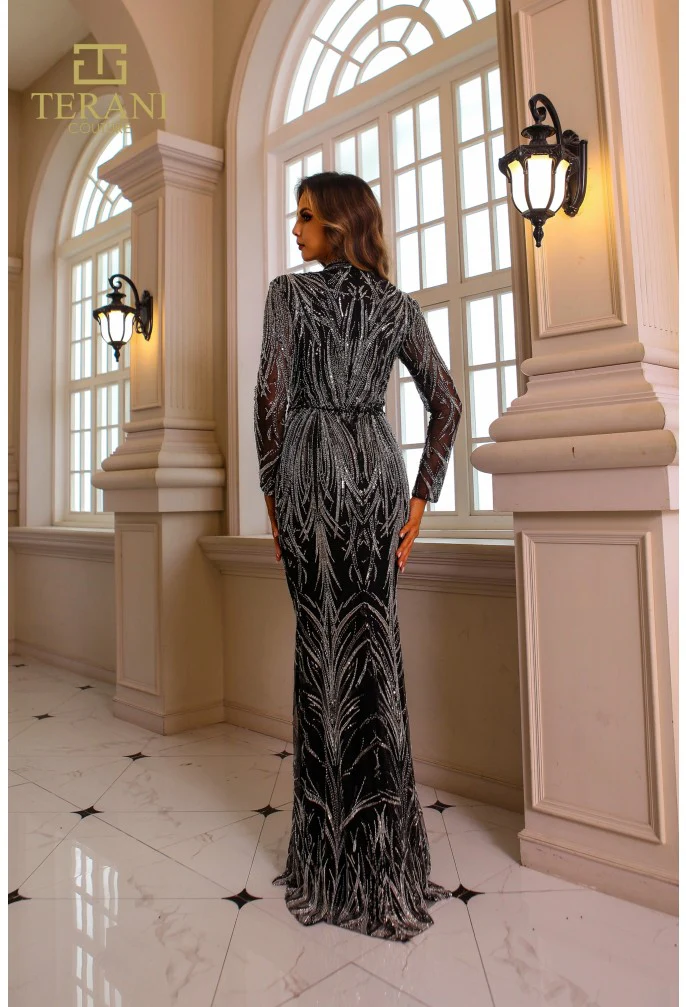 TERANI 251GL4311 DRESS - Fashion Us