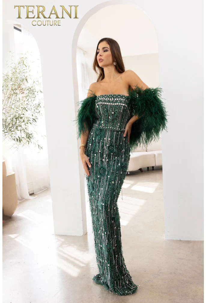 TERANI 241GL2603 DRESS - Fashion Us