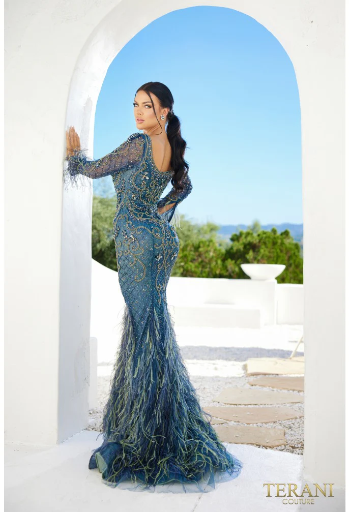 TERANI 241GL2646 DRESS - Fashion Us
