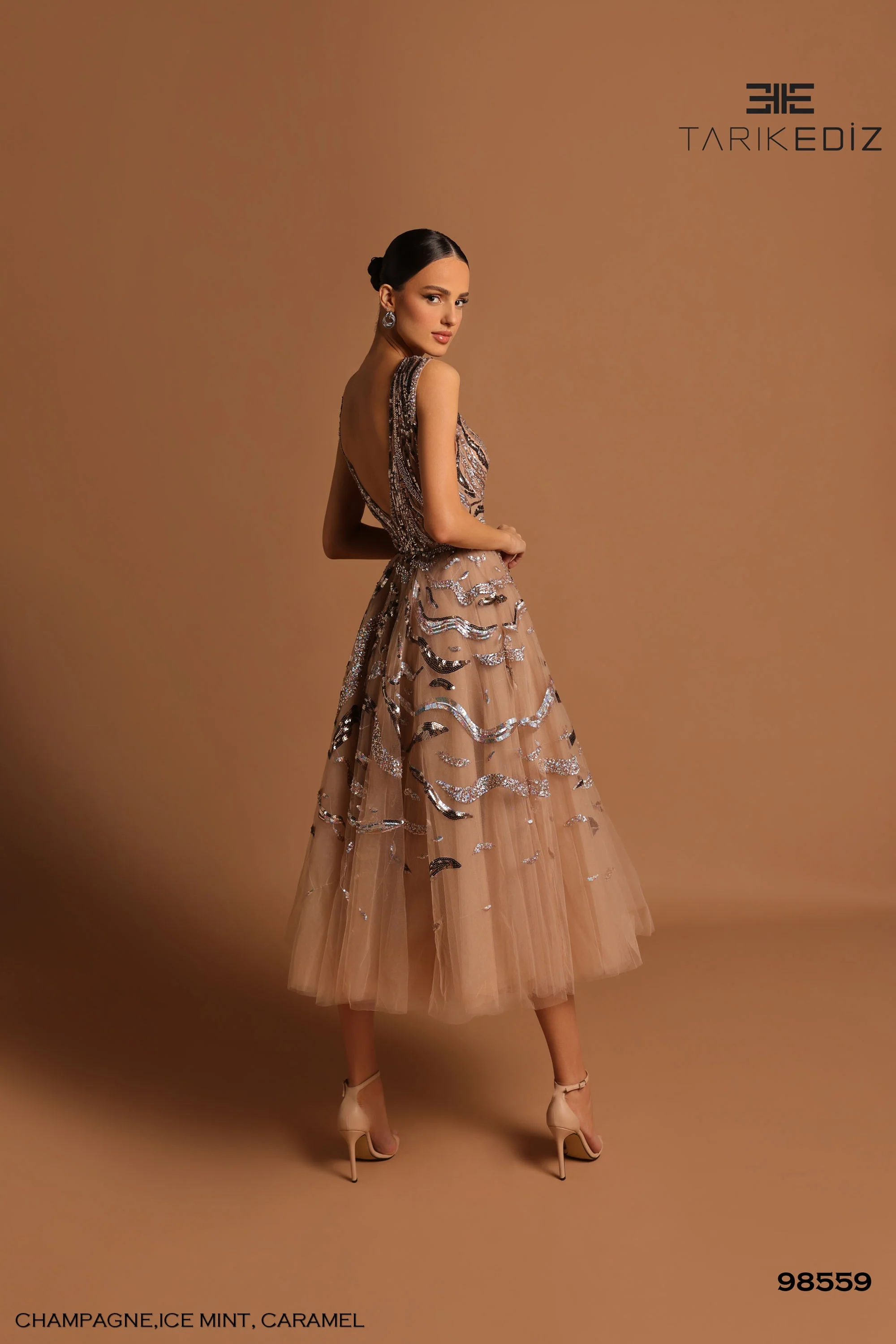 TARIK EDIZ 98559 Dress - Fashion Us