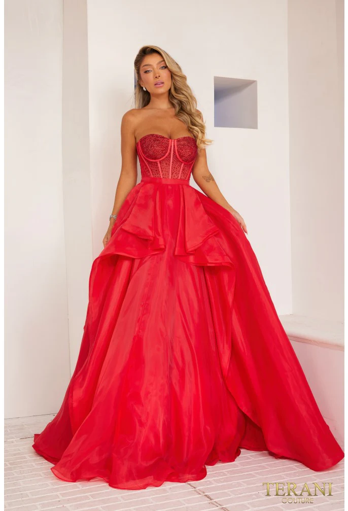 TERANI 241P2209 DRESS - Fashion Us