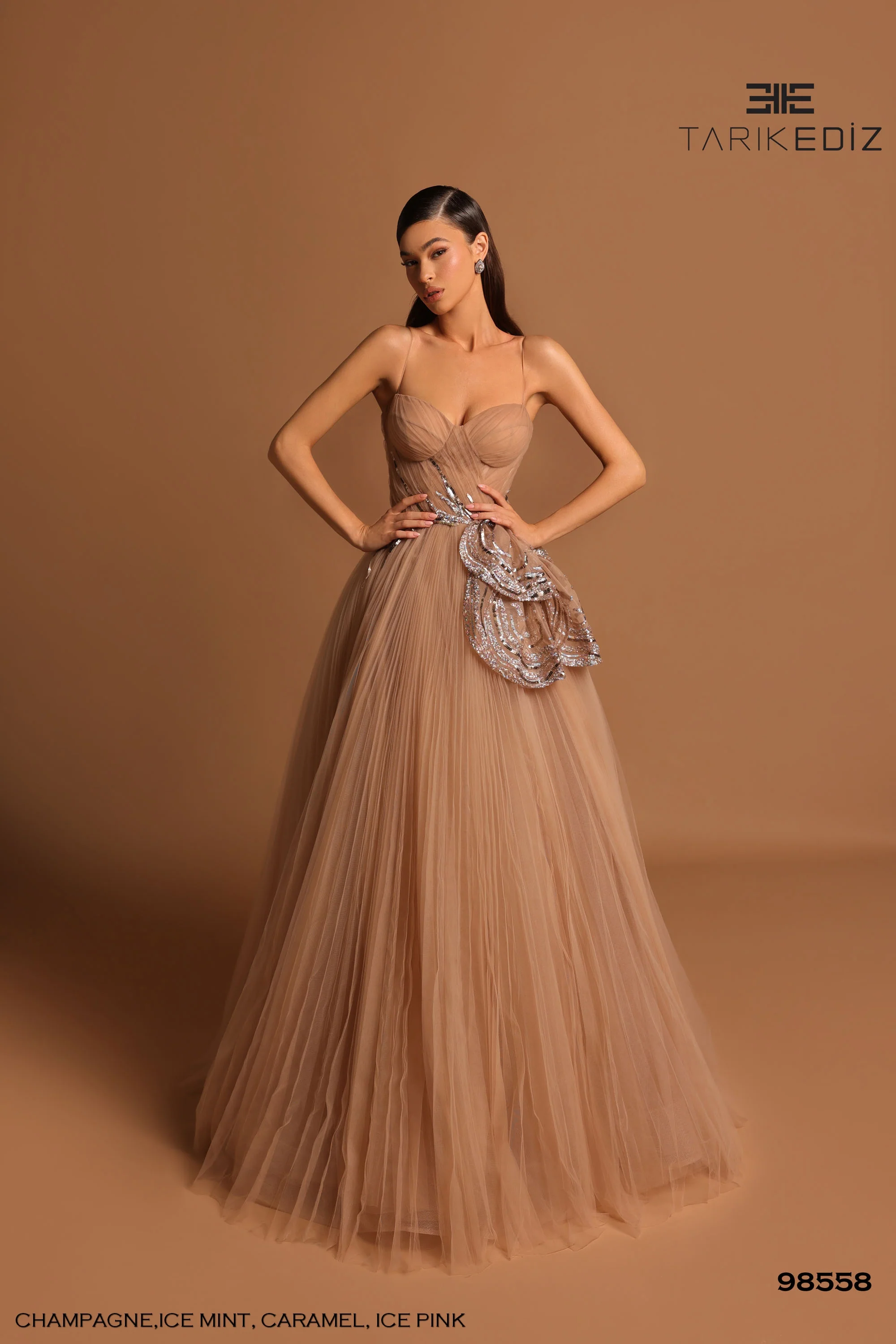 TARIK EDIZ 98558 Dress - Fashion Us