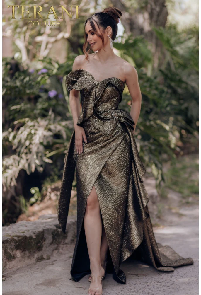 TERANI 232E1224 DRESS - Fashion Us
