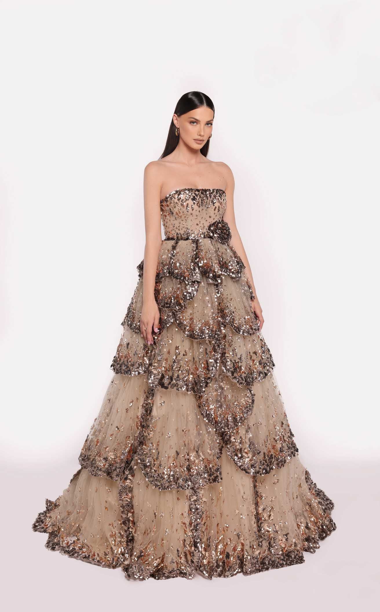 Tarik Ediz 98879 Dress - Fashion Us