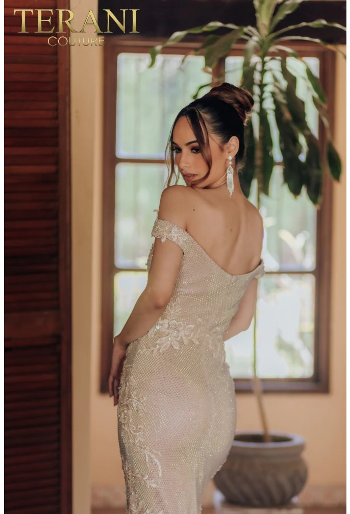 TERANI 232GL1471 DRESS - Fashion Us