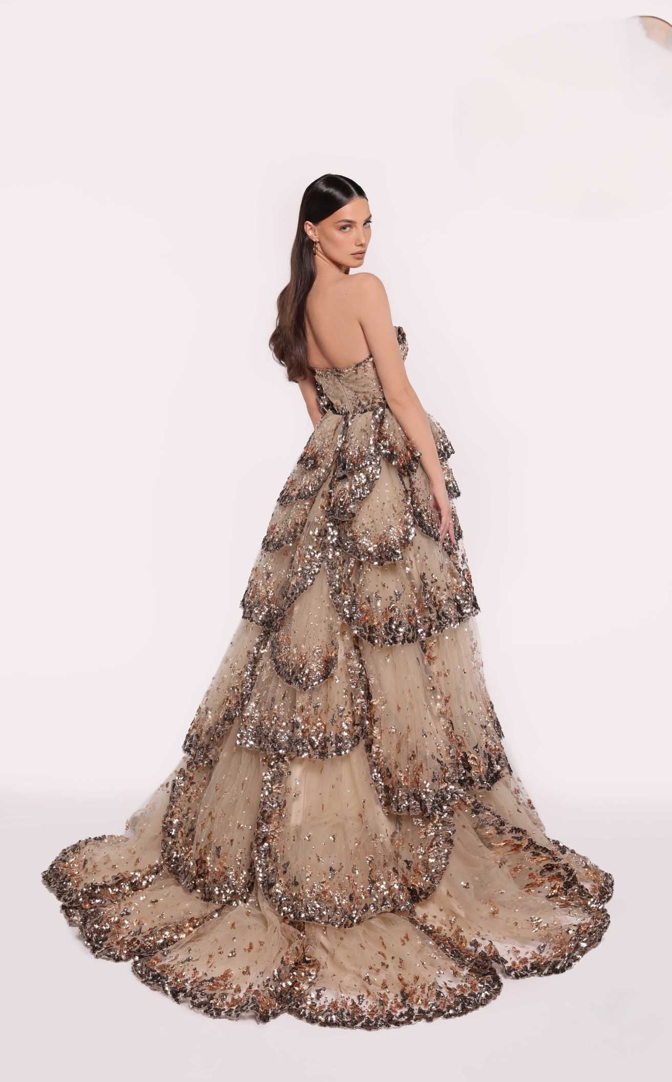 Tarik Ediz 98879 Dress - Fashion Us