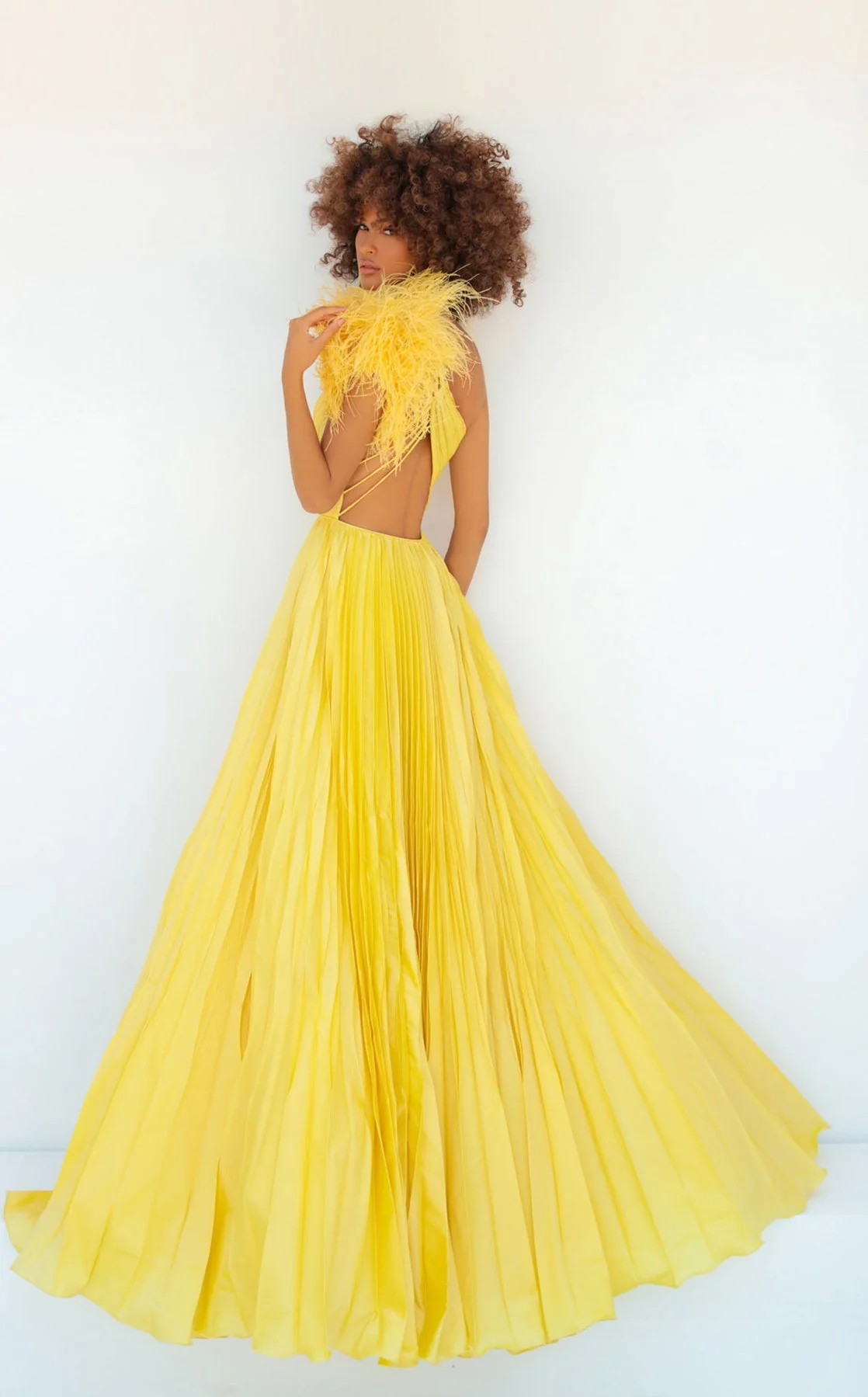 TARIK EDIZ 51013 Dress - Fashion Us
