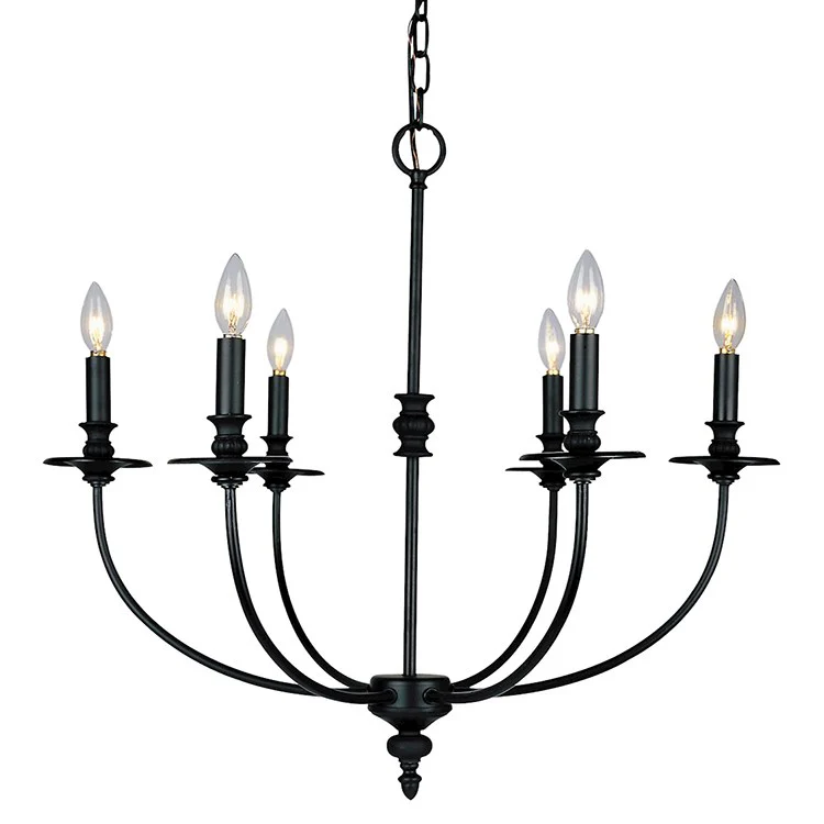 Hartford Six-Light Chandelier - Fashion Us