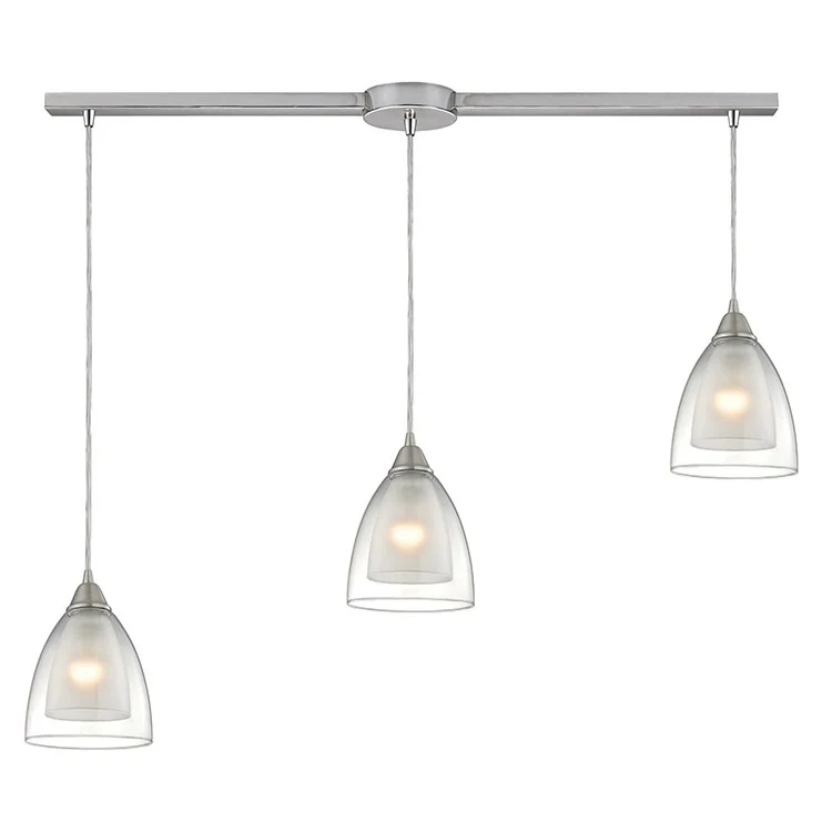 Layers Three-Light Linear Pendant - Fashion Us