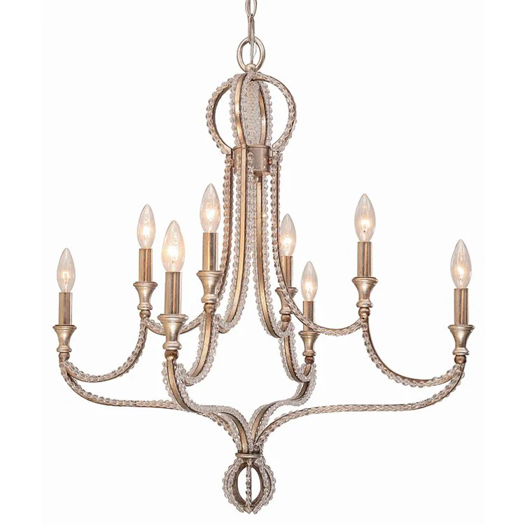 Garland Eight-Light Chandelier - Fashion Us