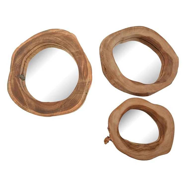 Teak Wood Mirror - Fashion Us