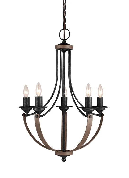 Corbeille Five-Light LED Chandelier - Fashion Us
