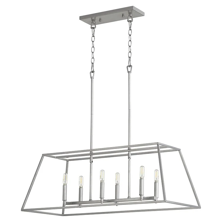 Gabriel Six-Light Island Chandelier - Fashion Us