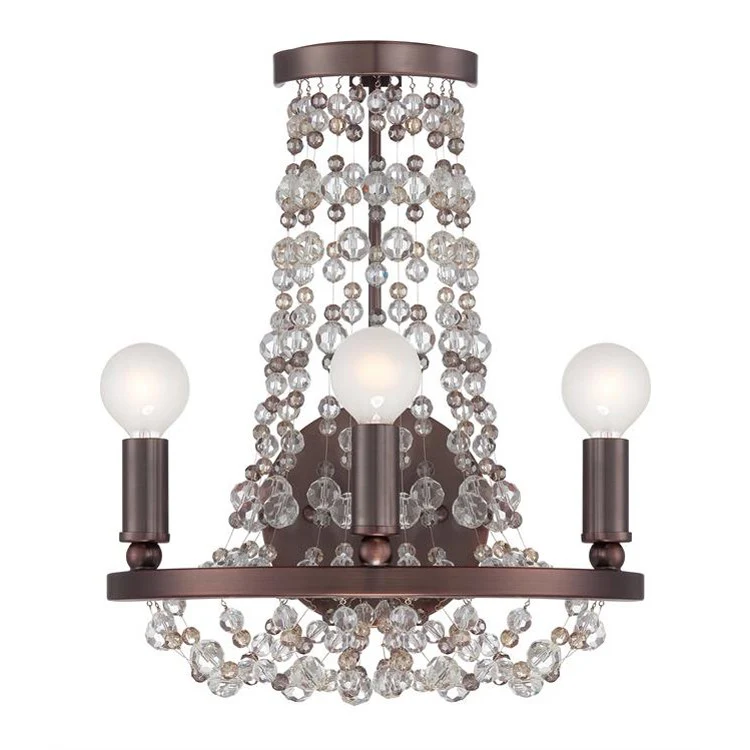 Channing Three-Light Wall Sconce - Fashion Us