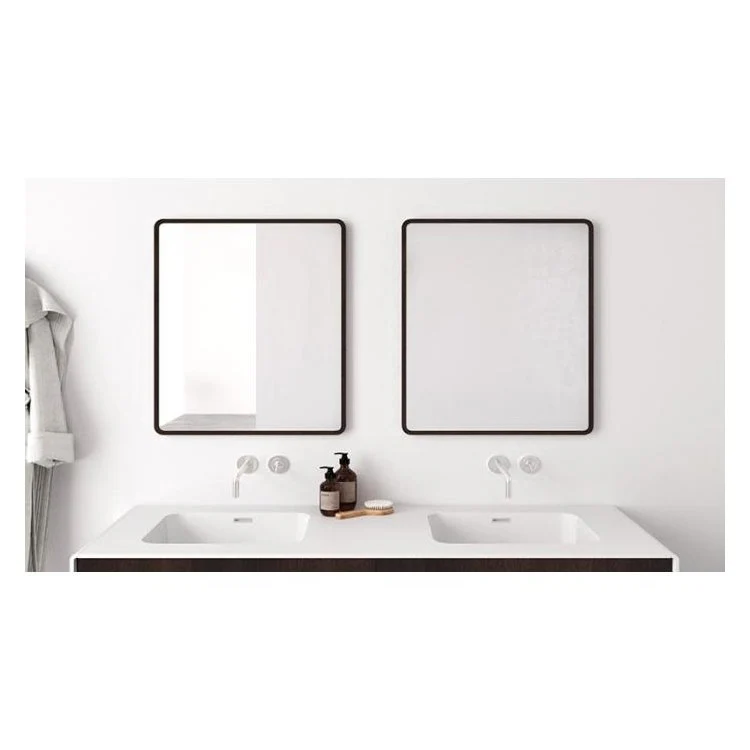 Mirror 24 Inch Deco White Laquer - Fashion Us