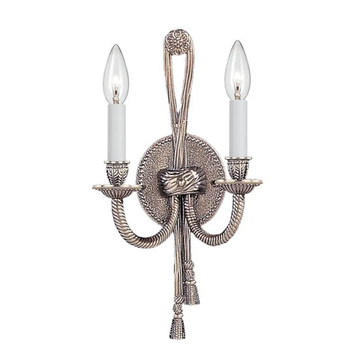 Cast Brass Two-Light Wall Sconce - Fashion Us