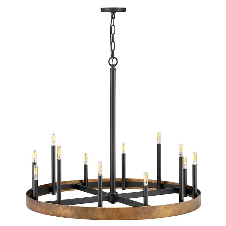 Wells Twelve-Light Chandelier - Fashion Us